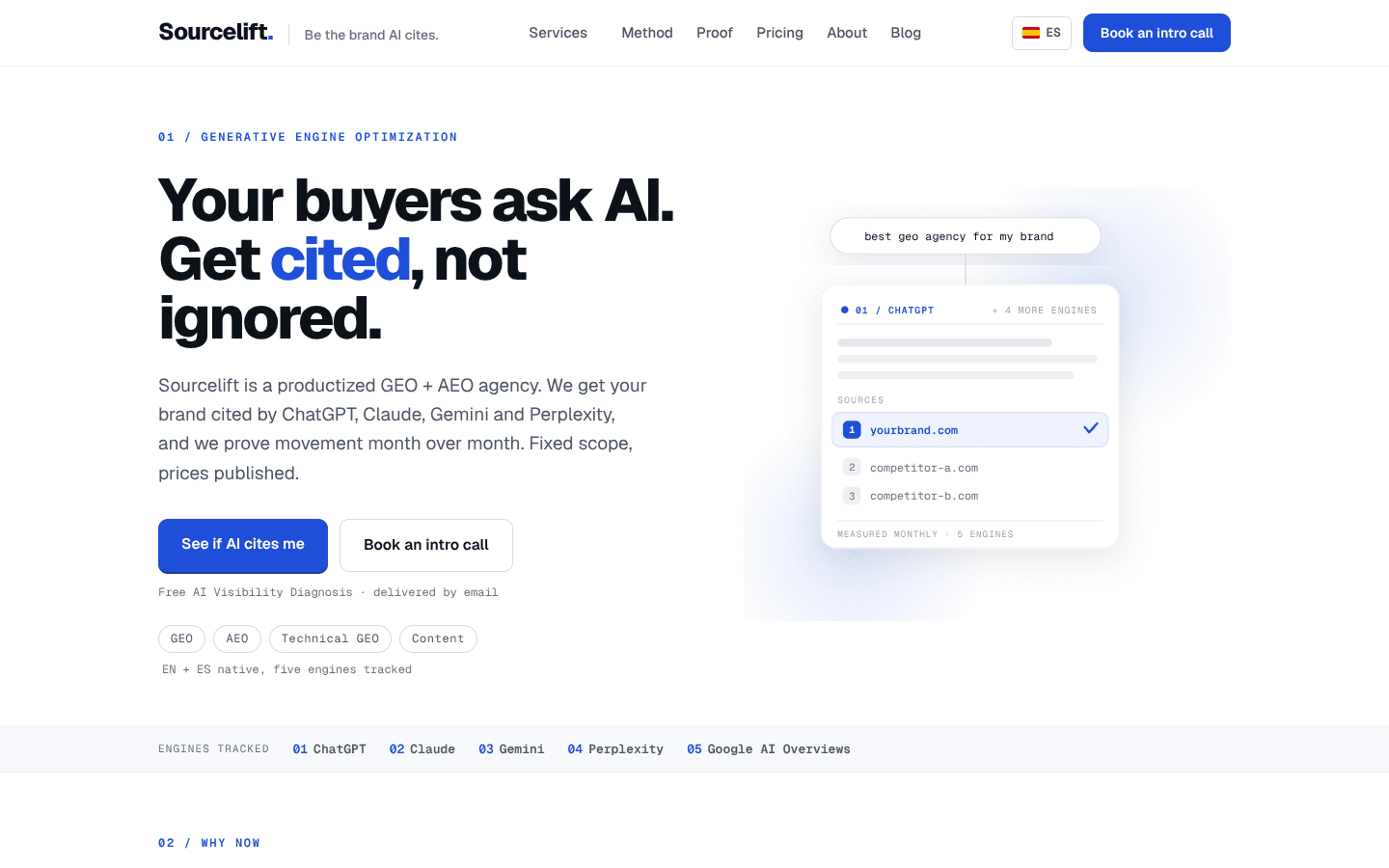 sourcelift.ai screenshot