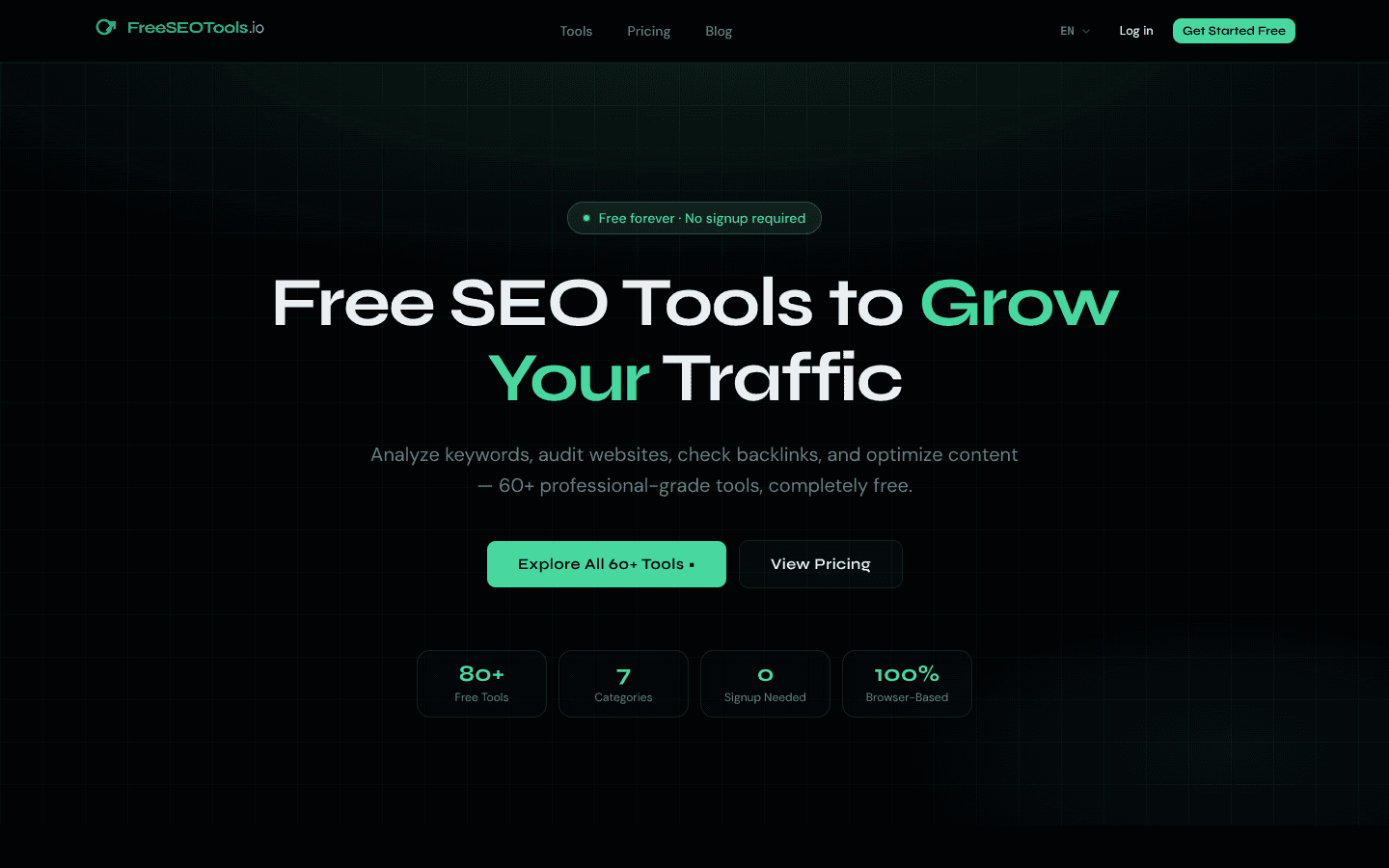 freeseotools.io screenshot