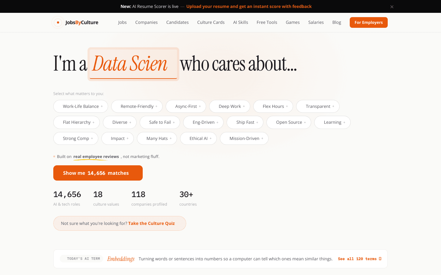 jobsbyculture.com screenshot