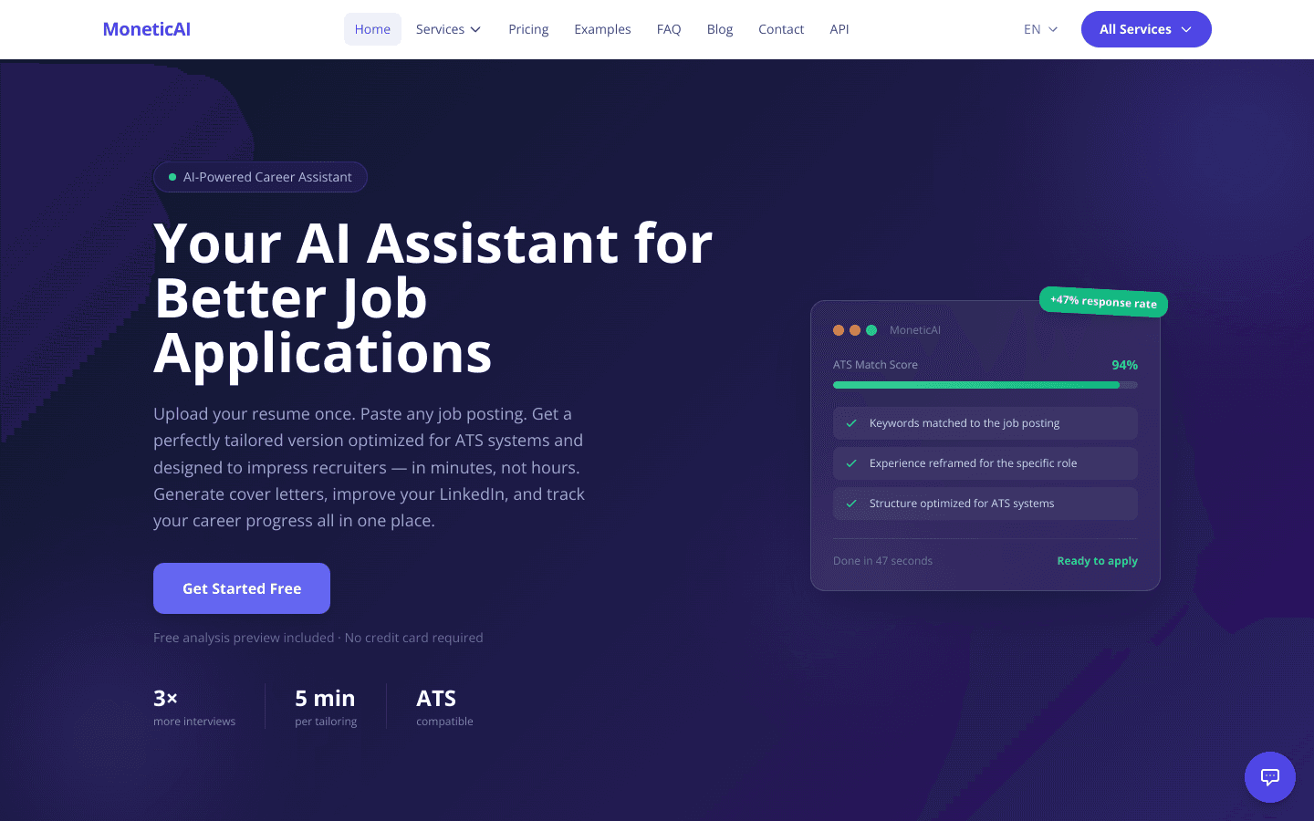 moneticai.com screenshot