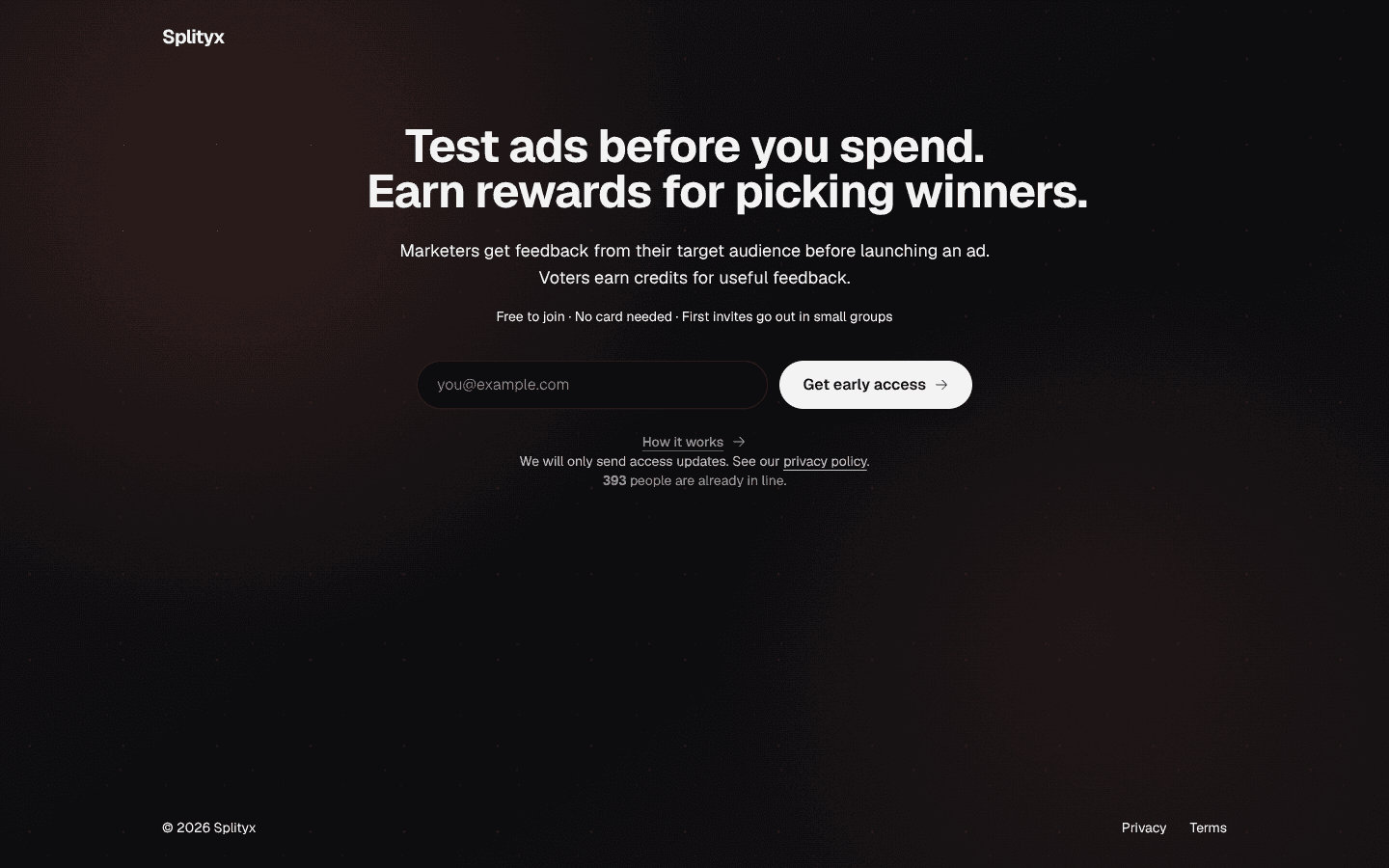 splityx.com screenshot